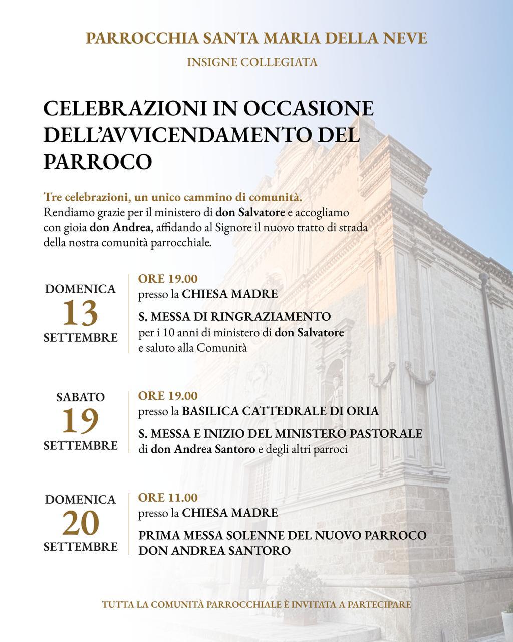 Celebrazione 10 anni ministero don Salvatore Rubino